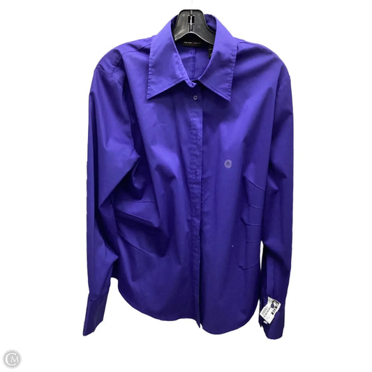 Top Long Sleeve By New York And Co In Blue, Size: Xl