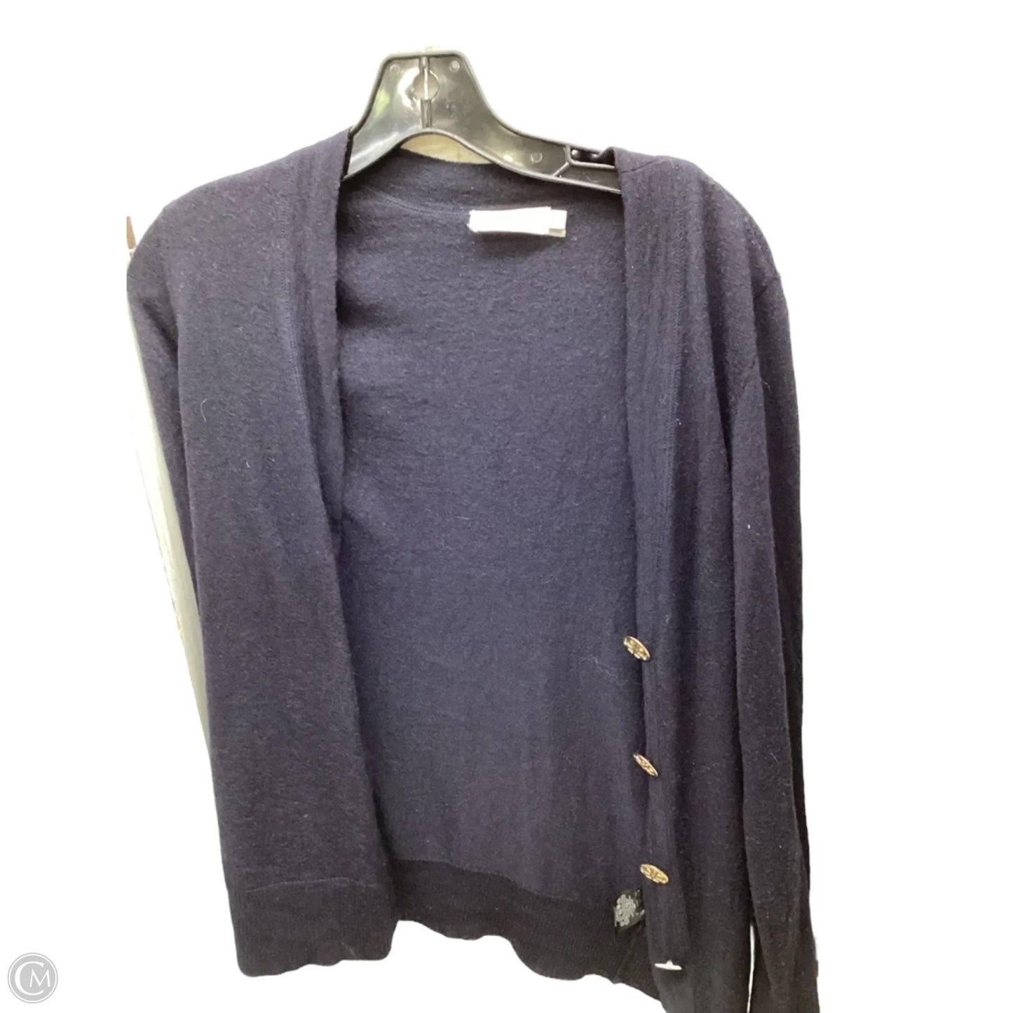 Cardigan Designer By Tory Burch In Navy, Size: S