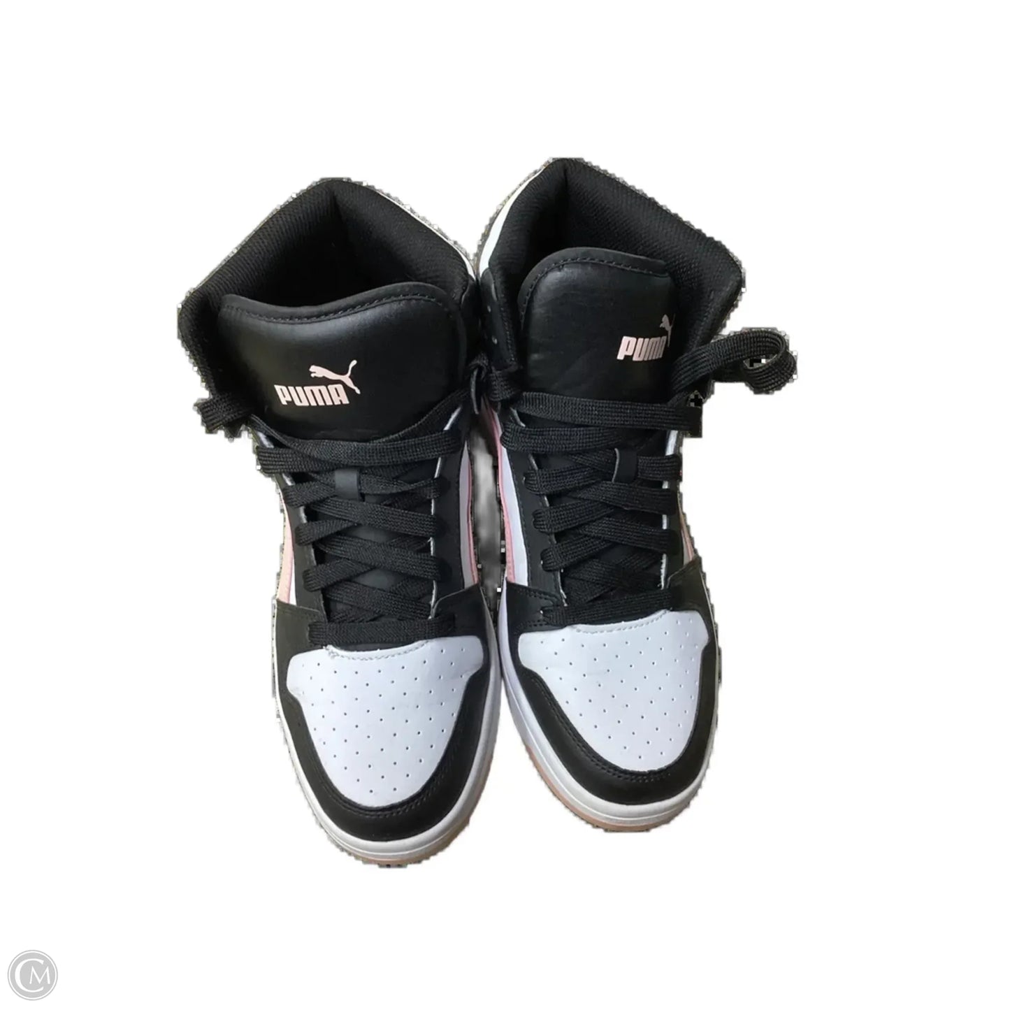 Shoes Flats By Puma In Black & Pink, Size: 9.5