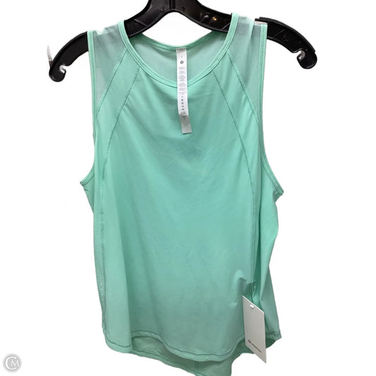 Top Sleeveless By Lululemon In Teal, Size: 8