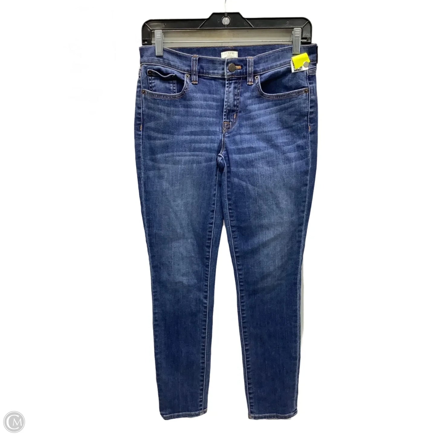 Jeans Skinny By J. Crew In Blue Denim, Size: 4