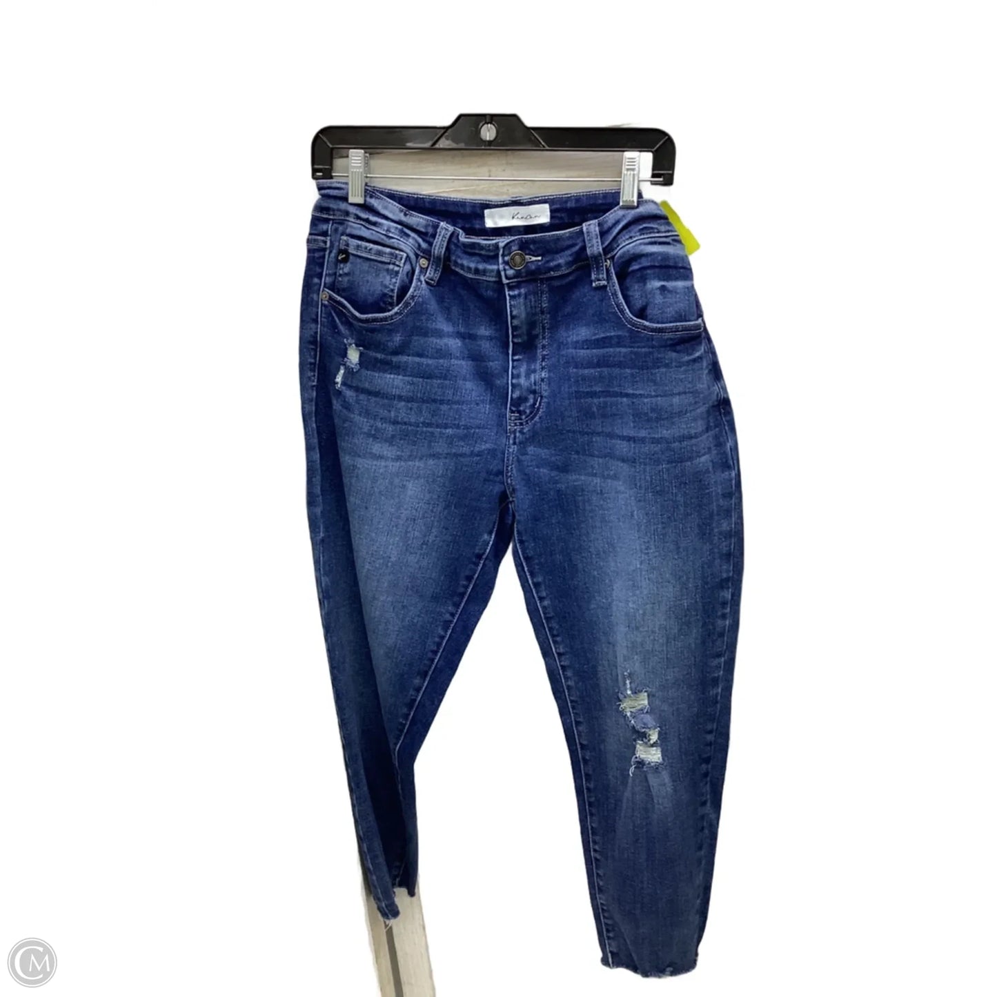 Jeans Skinny By Kancan In Blue Denim, Size: 12