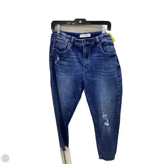 Jeans Skinny By Kancan In Blue Denim, Size: 12