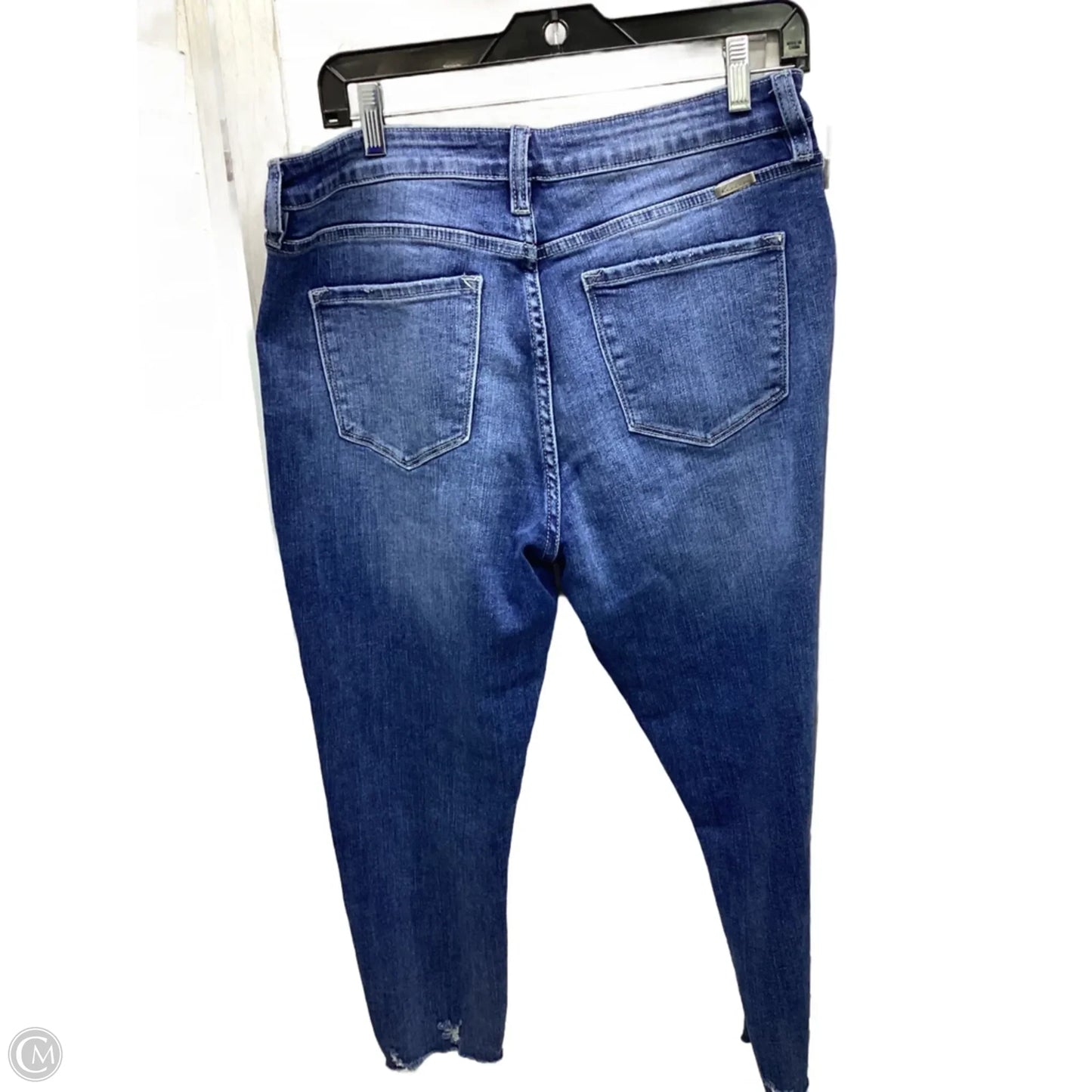 Jeans Skinny By Kancan In Blue Denim, Size: 12