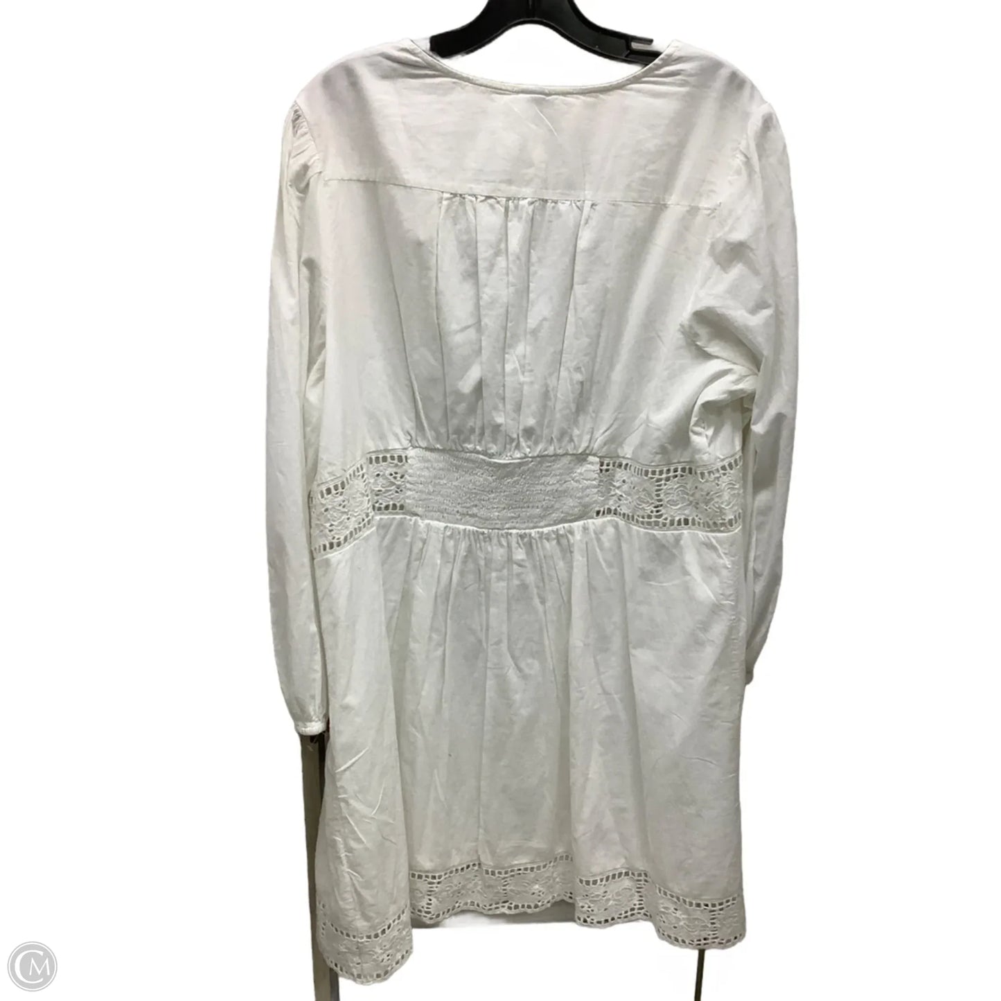 Dress Casual Midi By Old Navy In White, Size: 2x