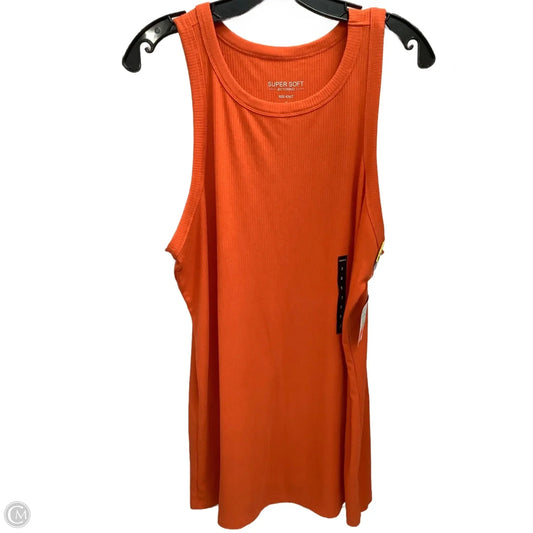 Top Sleeveless By Lane Bryant In Orange, Size: 3x