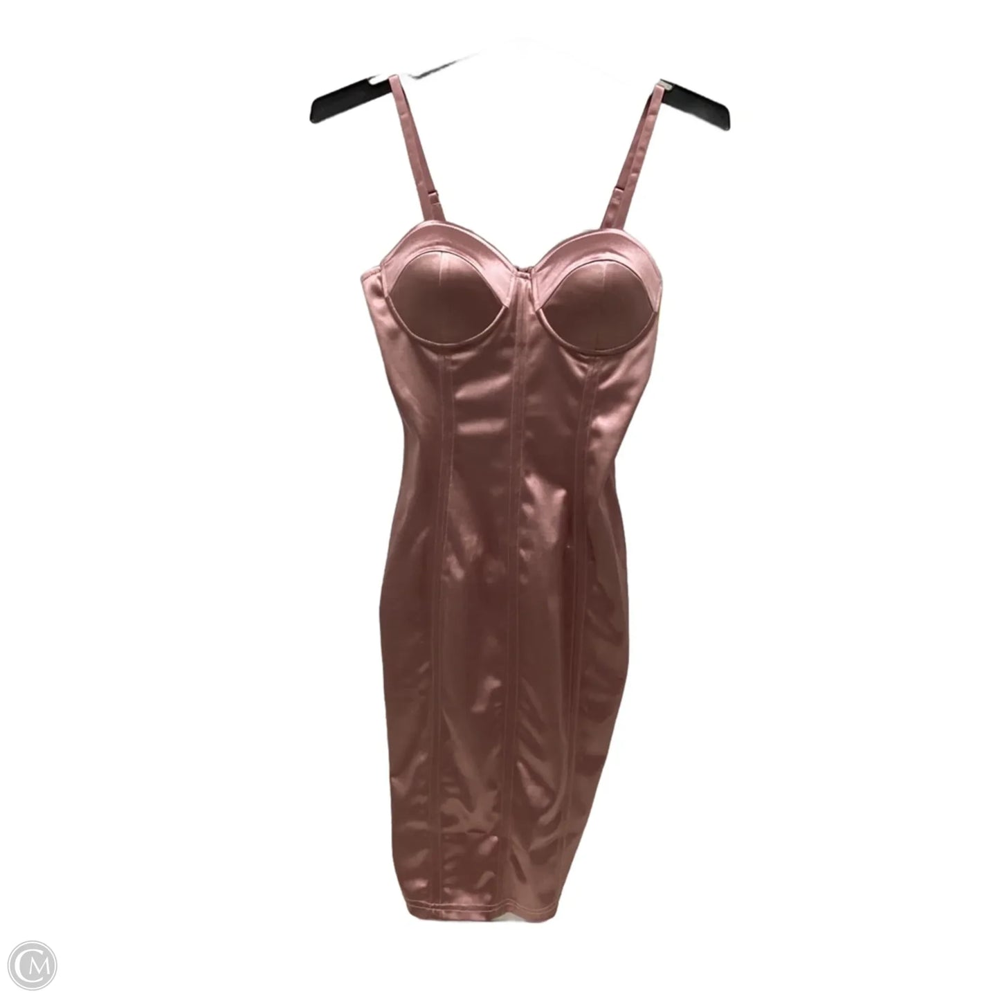 Dress Casual Midi By Fashion Nova In Mauve, Size: S