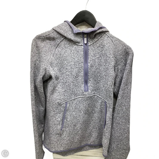 Sweatshirt Hoodie By Lululemon In Grey, Size: S