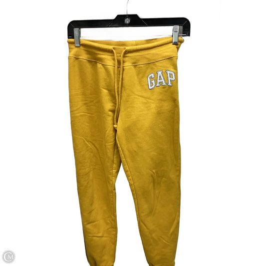 Pants Joggers By Gap In Yellow, Size: Xs