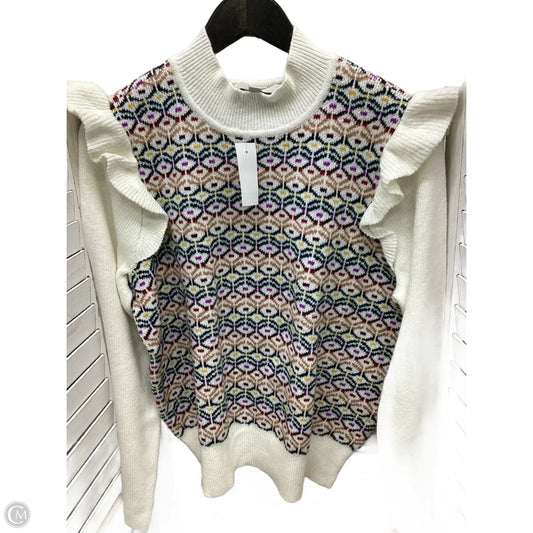 Sweater By Loft In Multi-colored, Size: Xl