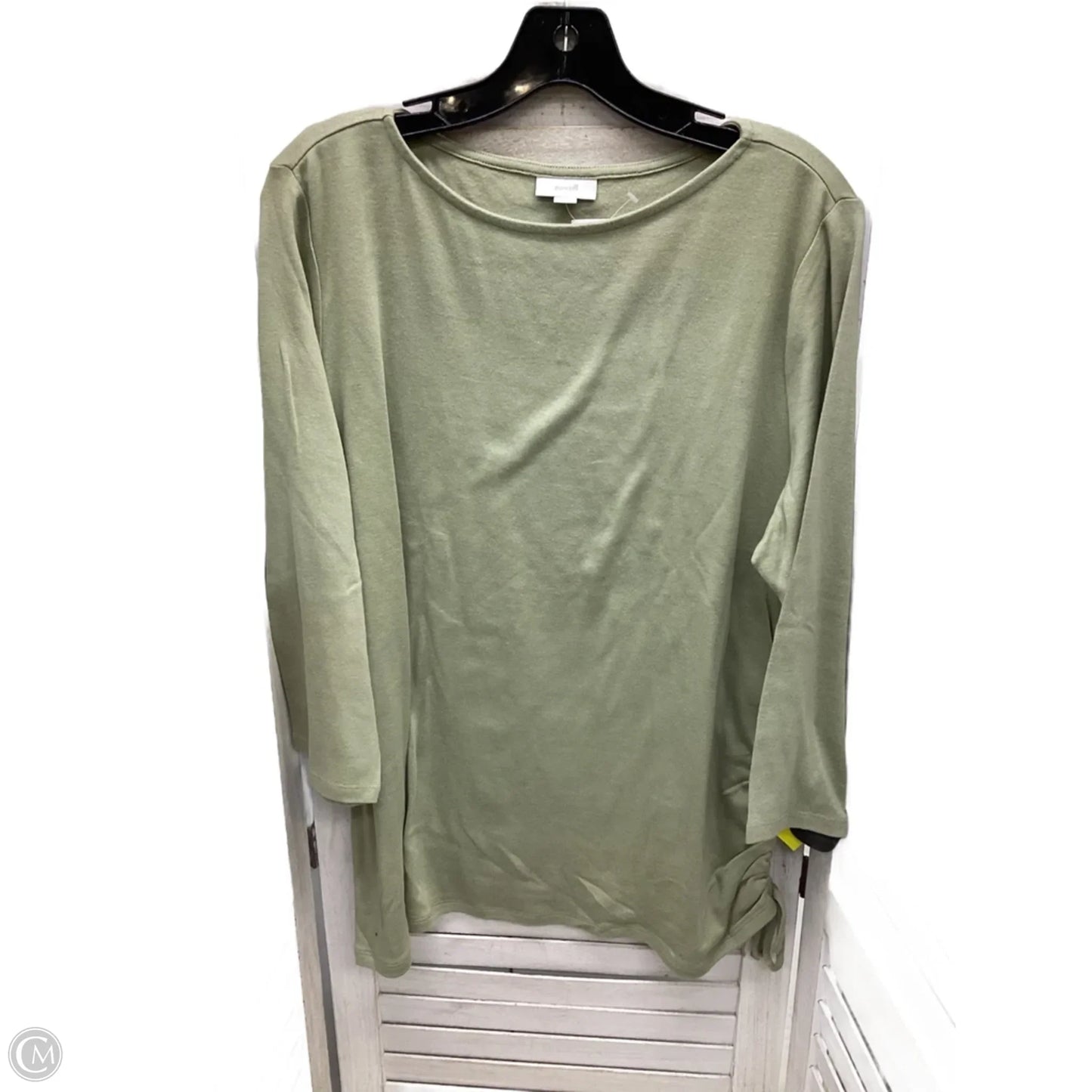 Top Long Sleeve By J. Jill In Green, Size: Xl