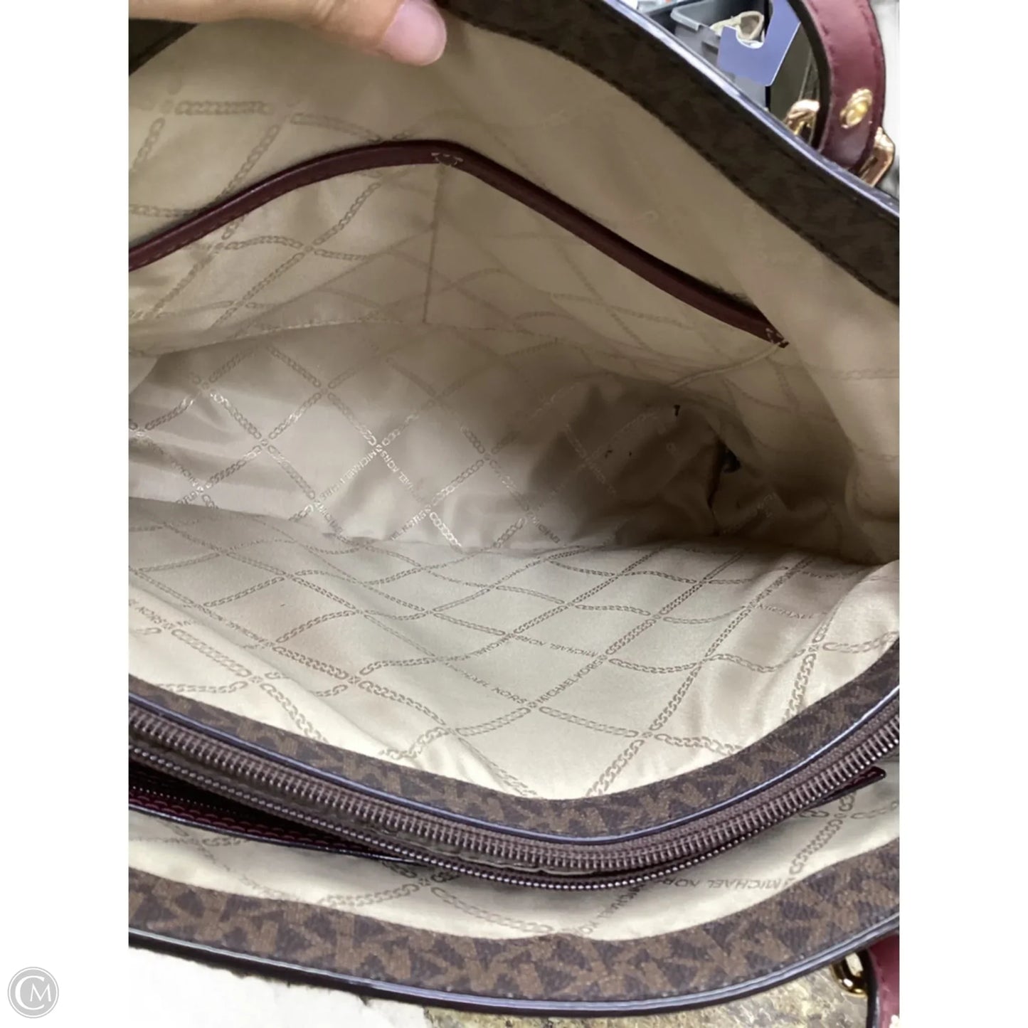 Tote Designer By Michael Kors, Size: Large