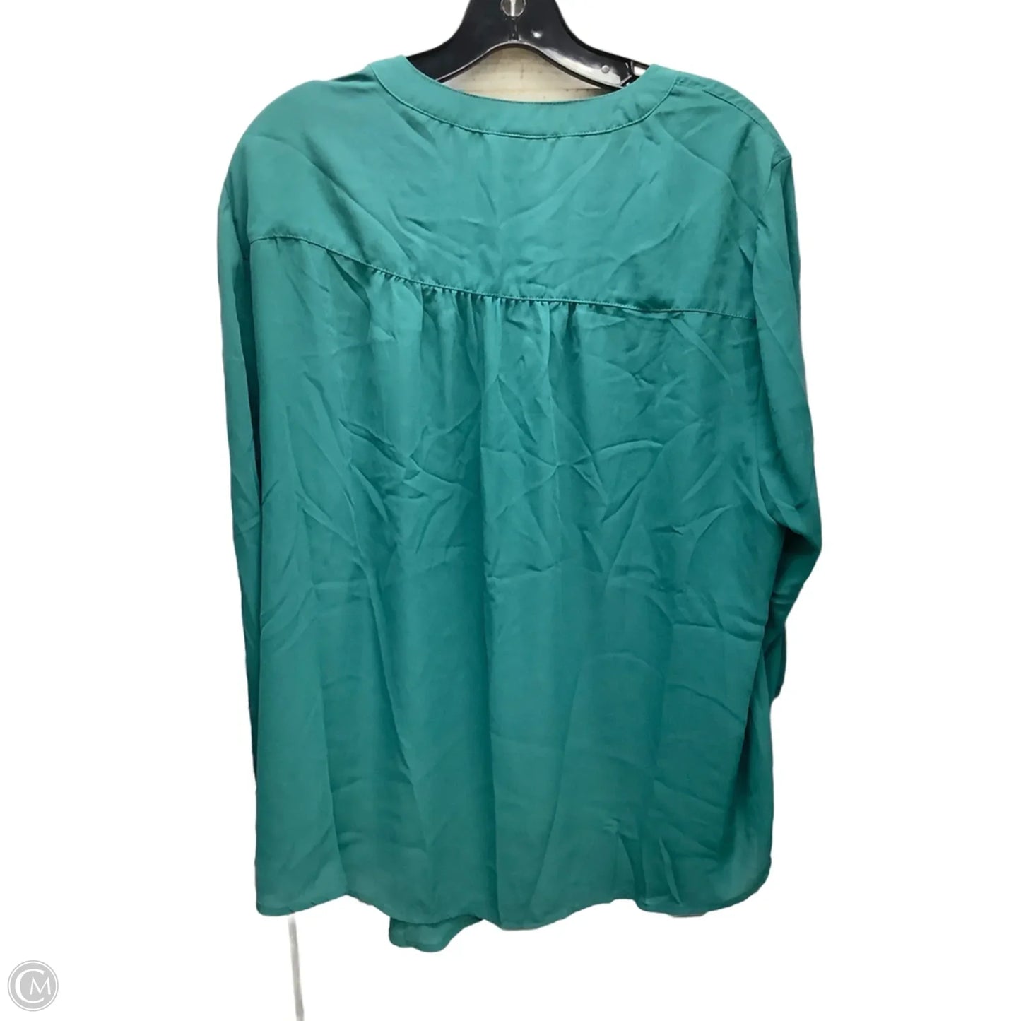 Top Long Sleeve By Torrid In Green, Size: 2x