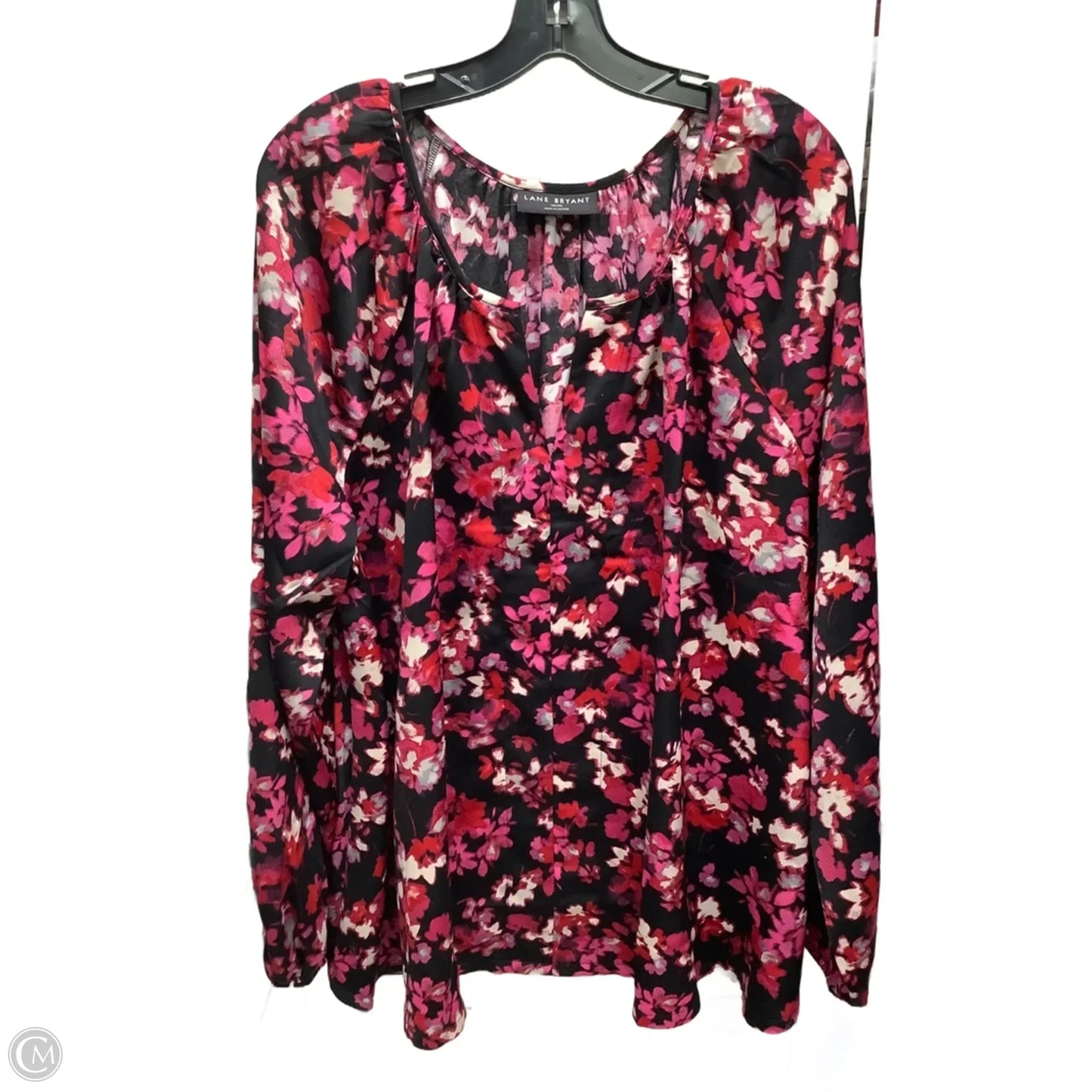 Top Long Sleeve By Lane Bryant In Floral Print, Size: 18