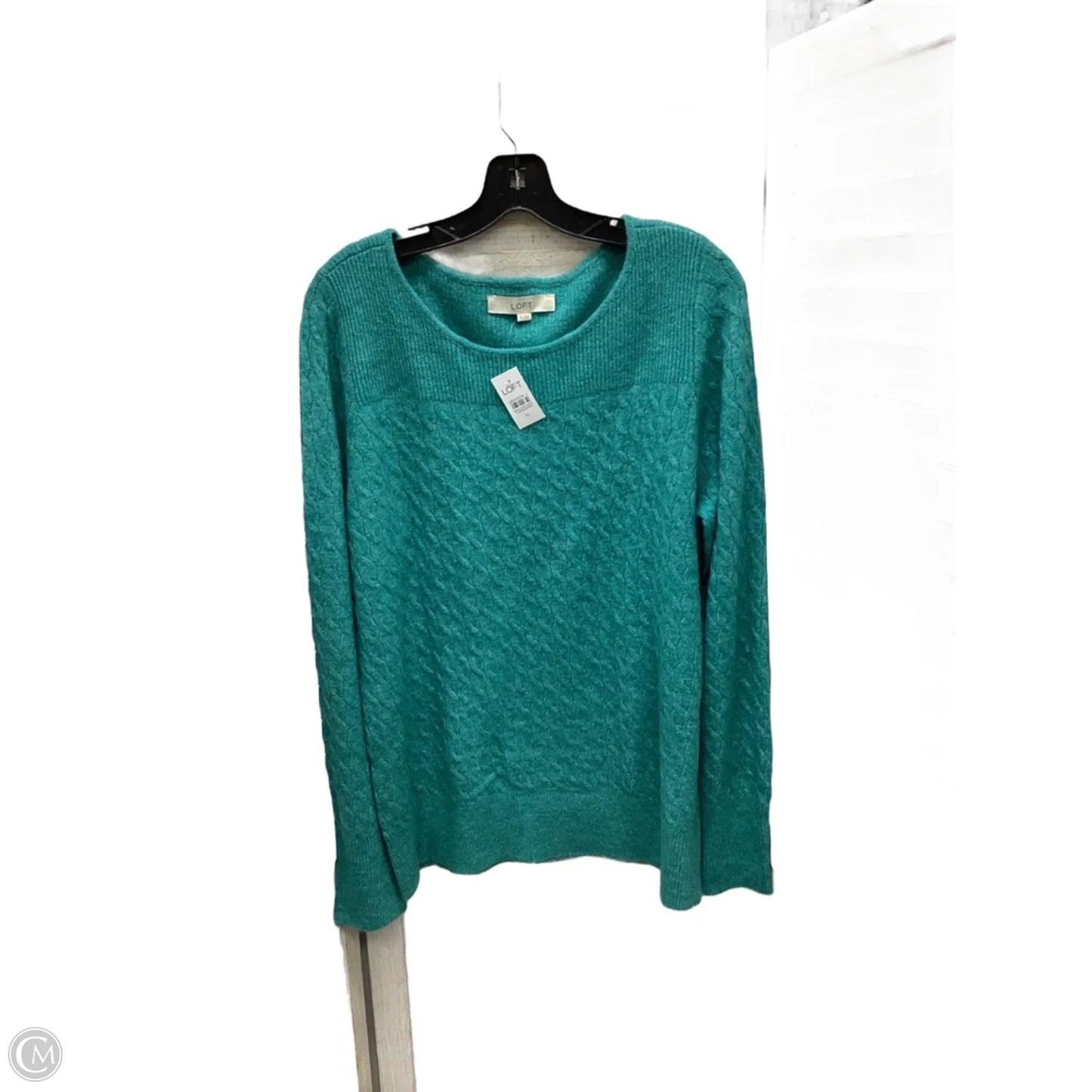 Sweater By Loft In Teal, Size: Xl