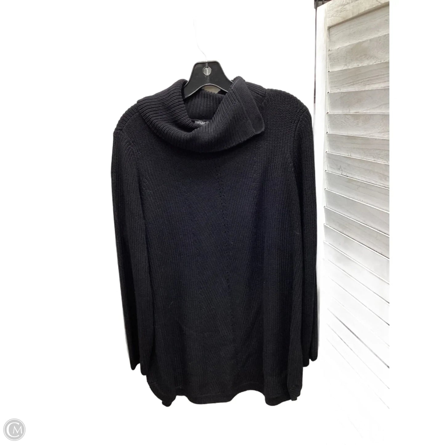 Sweater By Talbots In Black, Size: 1x