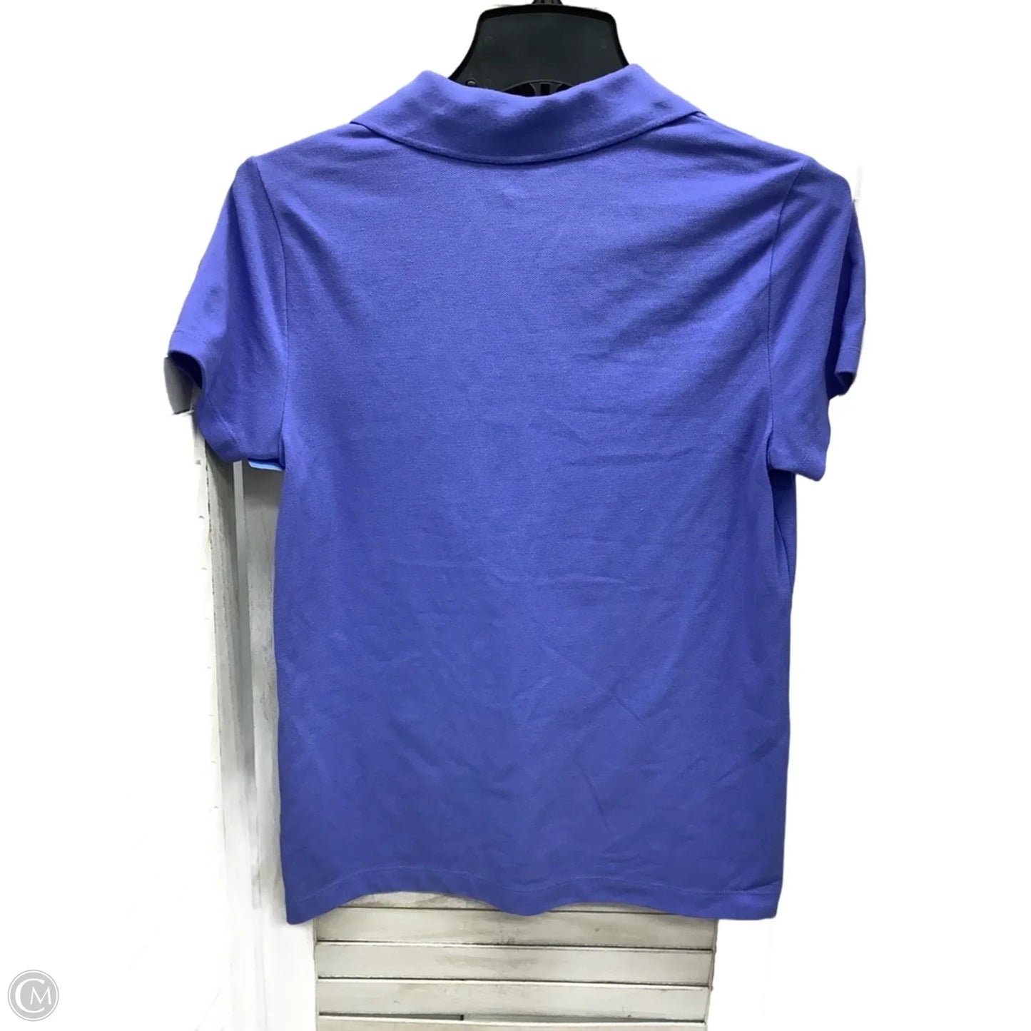 Blouse Short Sleeve By Lands End In Blue, Size: S