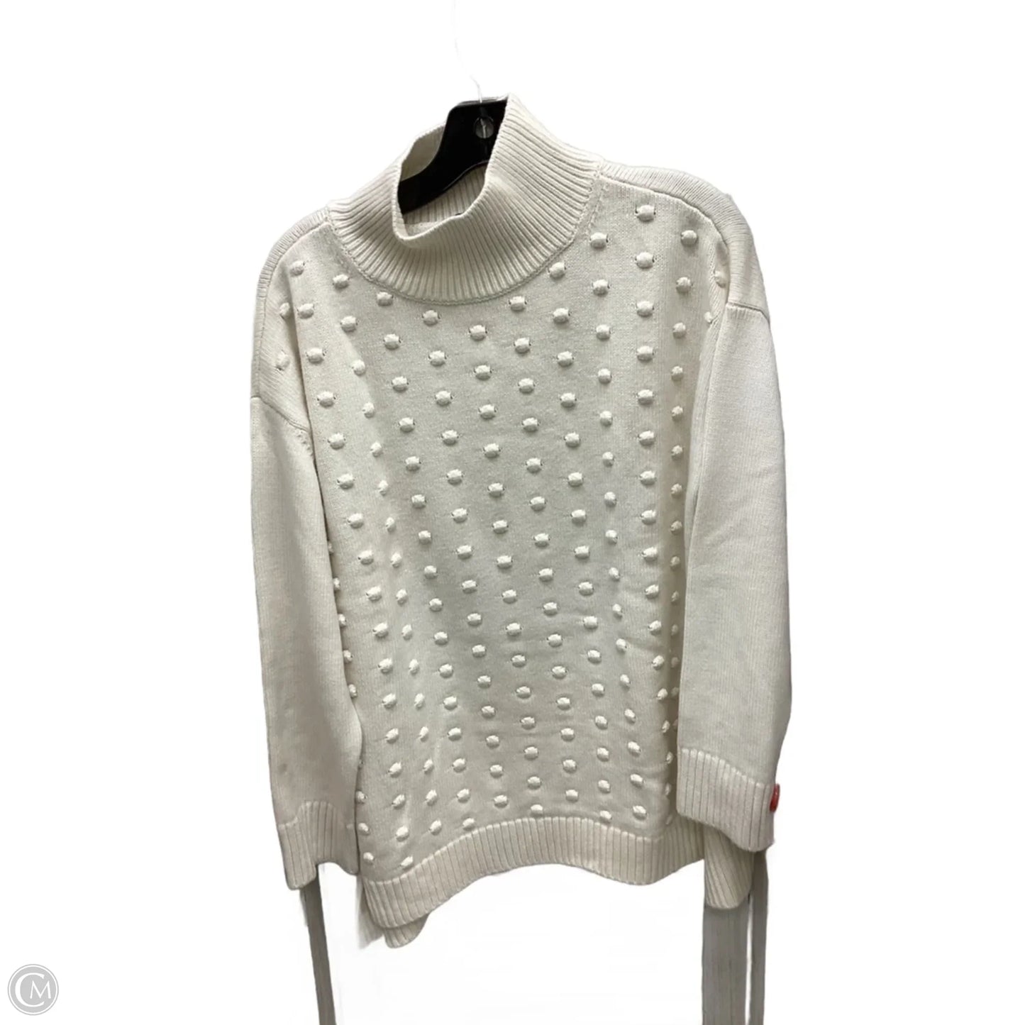 Sweater By Talbots In Ivory, Size: 1x