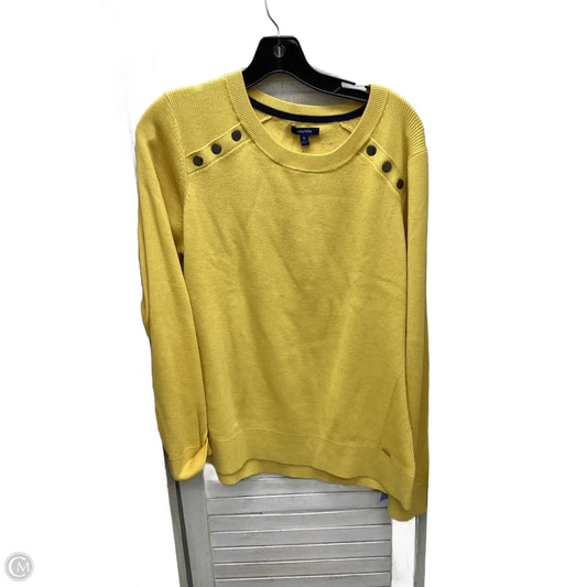 Top Long Sleeve By Nautica In Yellow, Size: Xl