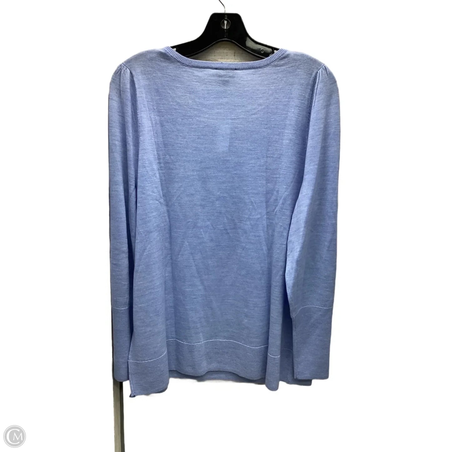 Top Long Sleeve By Talbots In Blue, Size: 1x