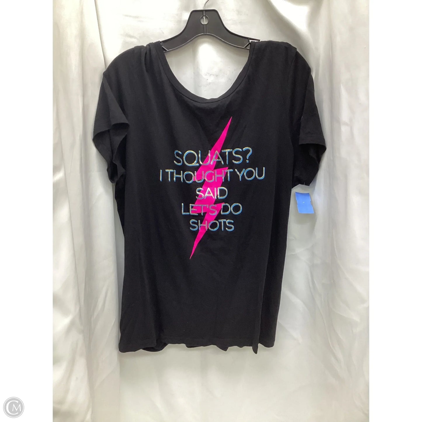 Top Short Sleeve By Torrid In Black, Size: 1x