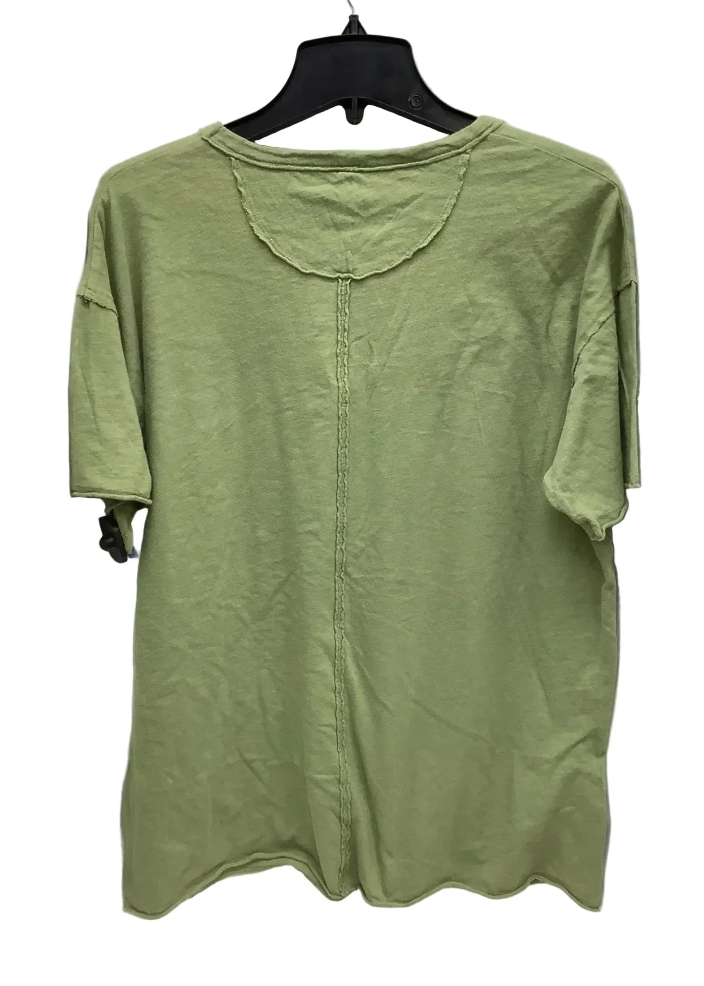Top Short Sleeve By American Eagle In Green, Size: Xs