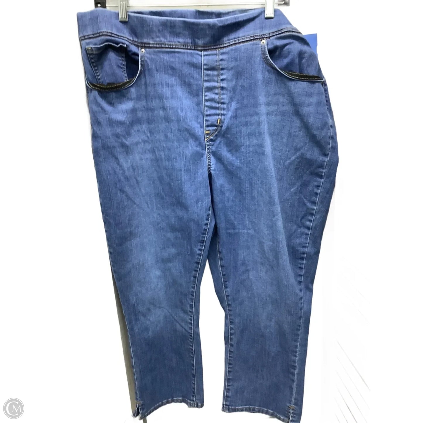 Capris By Levis In Blue Denim, Size: 22