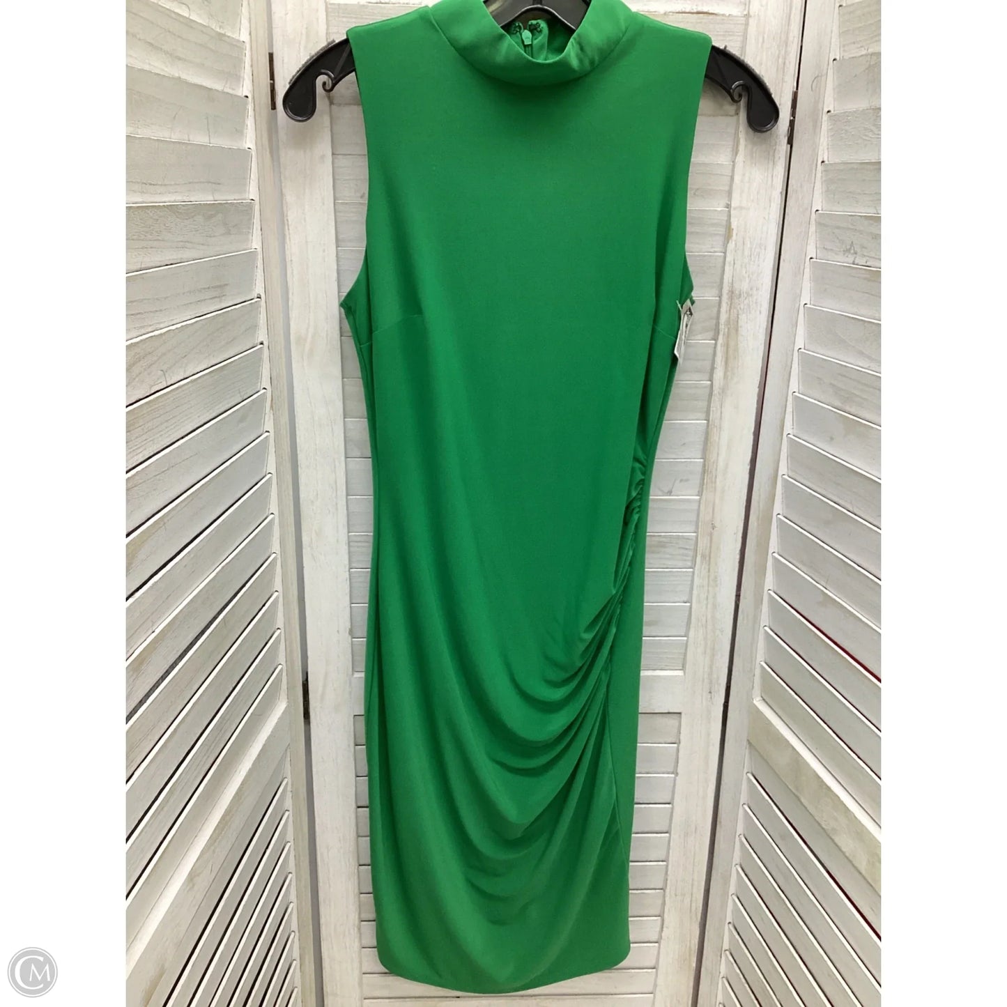 Dress Casual Midi By New York And Co In Green, Size: Xs