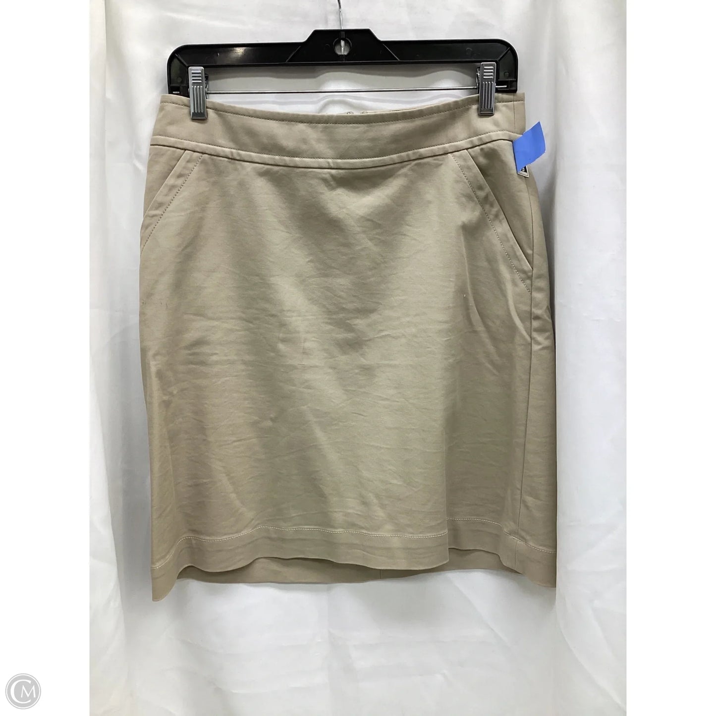 Skirt Midi By Banana Republic In Tan, Size: 6