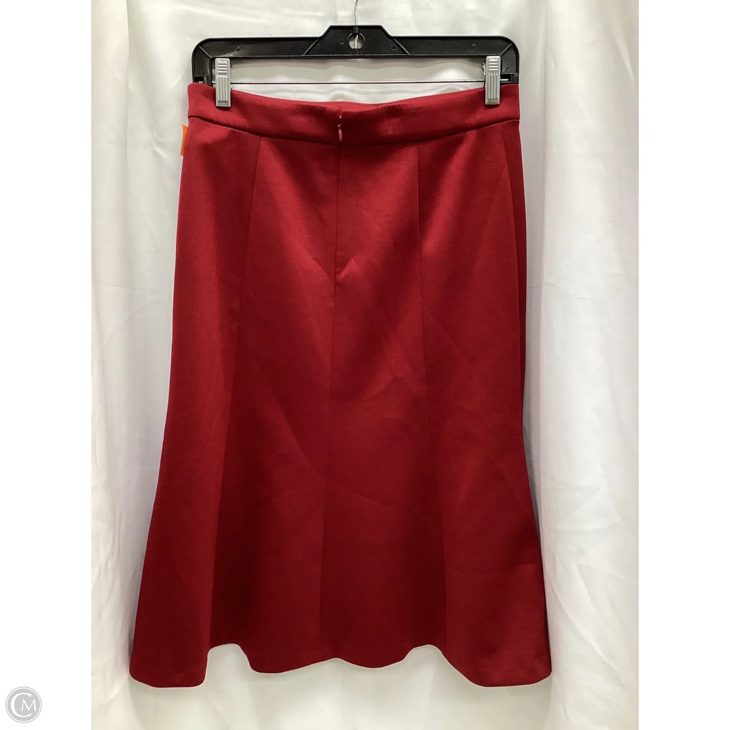 Skirt Midi By Ann Taylor In Red, Size: 4