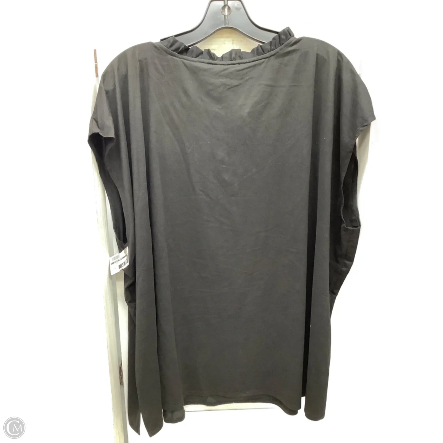 Top Sleeveless By Clothes Mentor In Black, Size: 3x