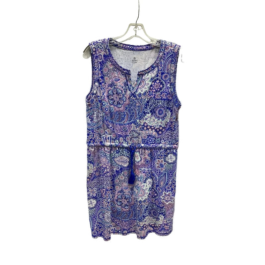 Dress Casual Midi By Talbots In Multi-colored, Size: L