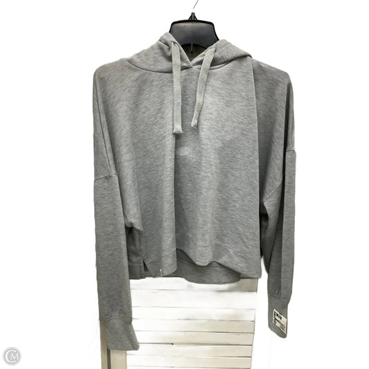 Sweatshirt Hoodie By Simply Southern In Grey, Size: L