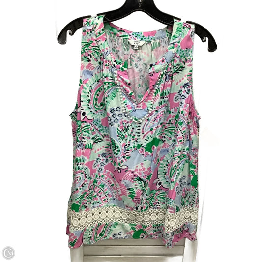 Top Sleeveless By Crown And Ivy In Multi-colored, Size: L