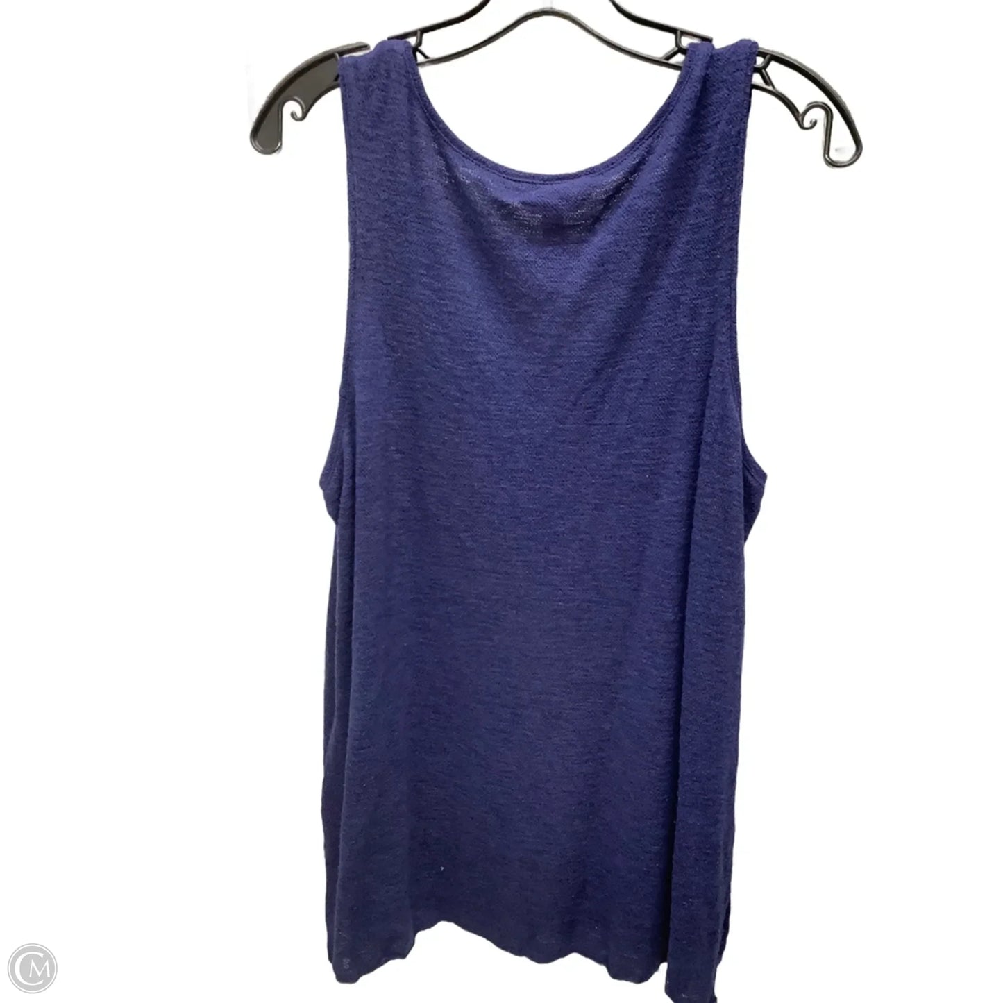 Top Sleeveless Designer By Lilly Pulitzer In Navy, Size: Xl