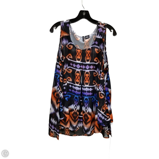 Top Sleeveless By New Directions In Multi-colored, Size: Xl