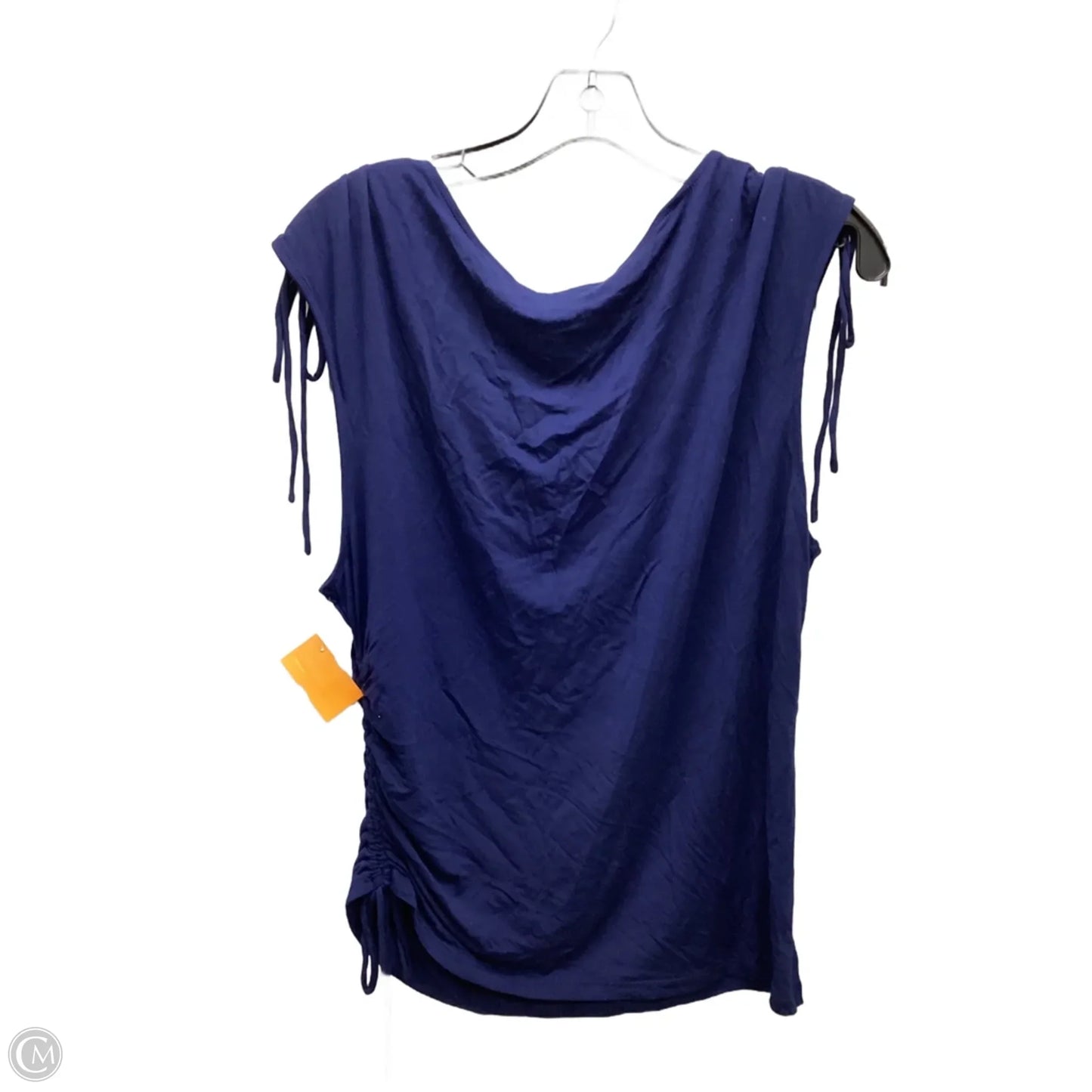 Top Sleeveless By Loft In Navy, Size: Xl