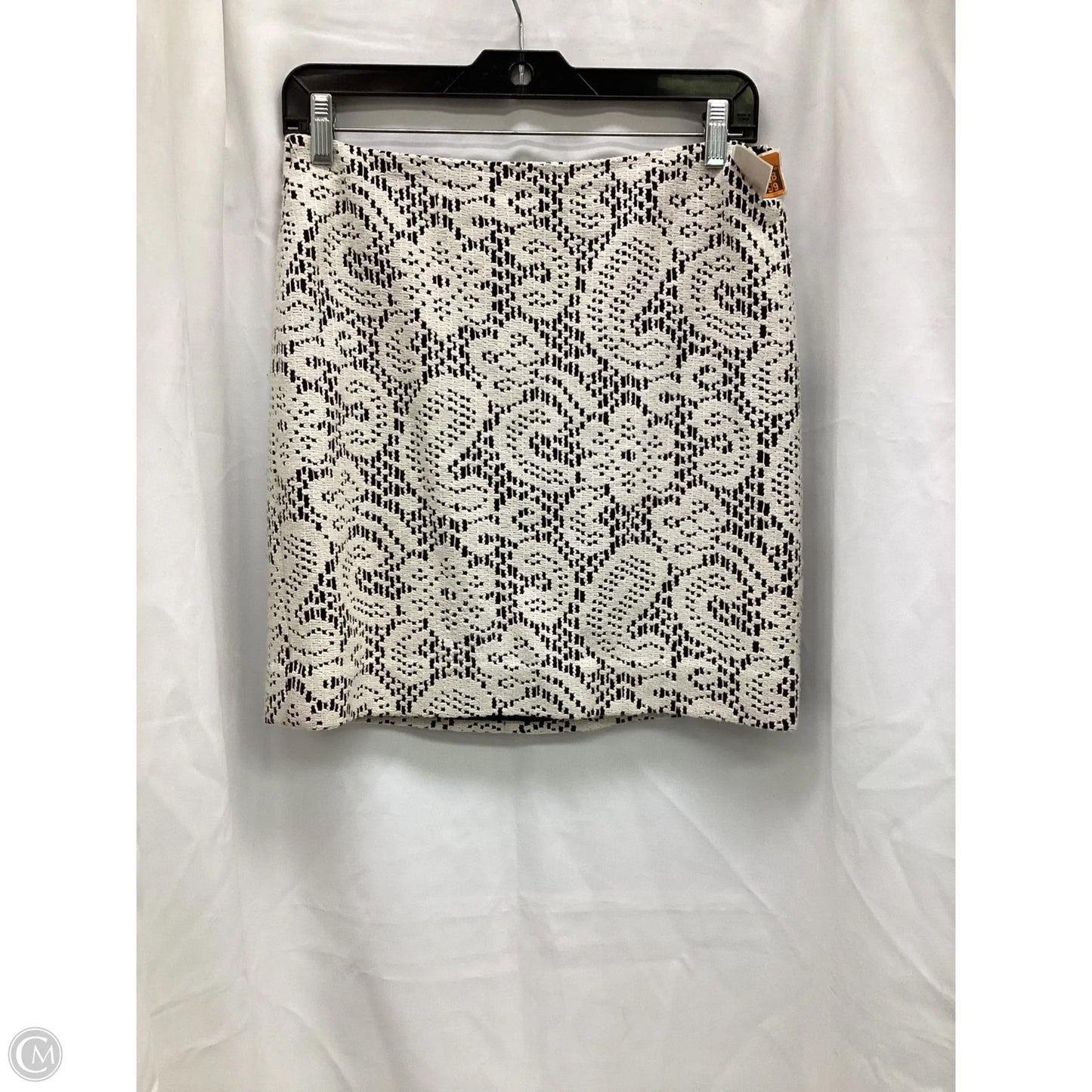 Skirt Midi By Etcetra In Black & White, Size: 4
