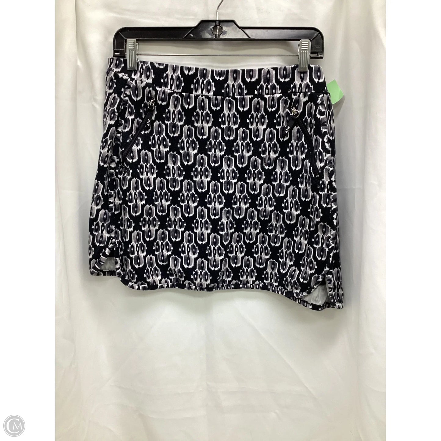 Skort By Jones New York In Black & White, Size: L