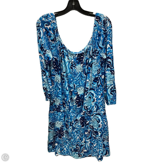 Dress Designer By Lilly Pulitzer In Blue, Size: Xl