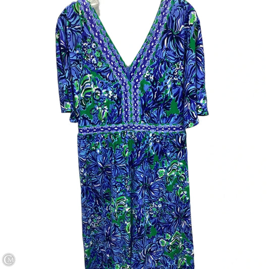 Dress Designer By Lilly Pulitzer In Blue, Size: 12