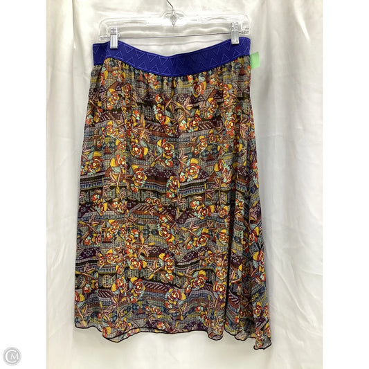 Skirt Midi By Lularoe In Multi-colored, Size: 2x