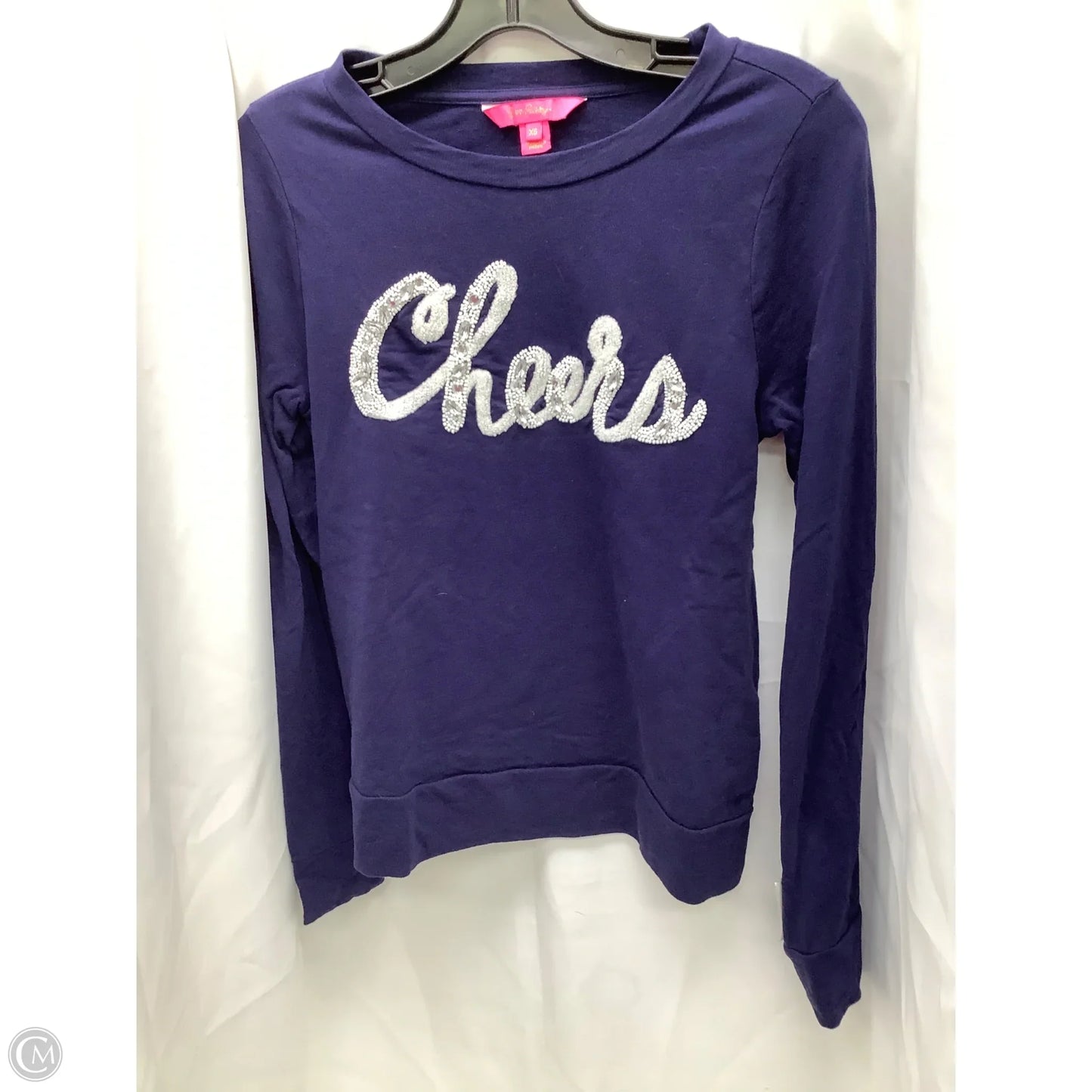 Top Long Sleeve Designer By Lilly Pulitzer In Blue, Size: Xs