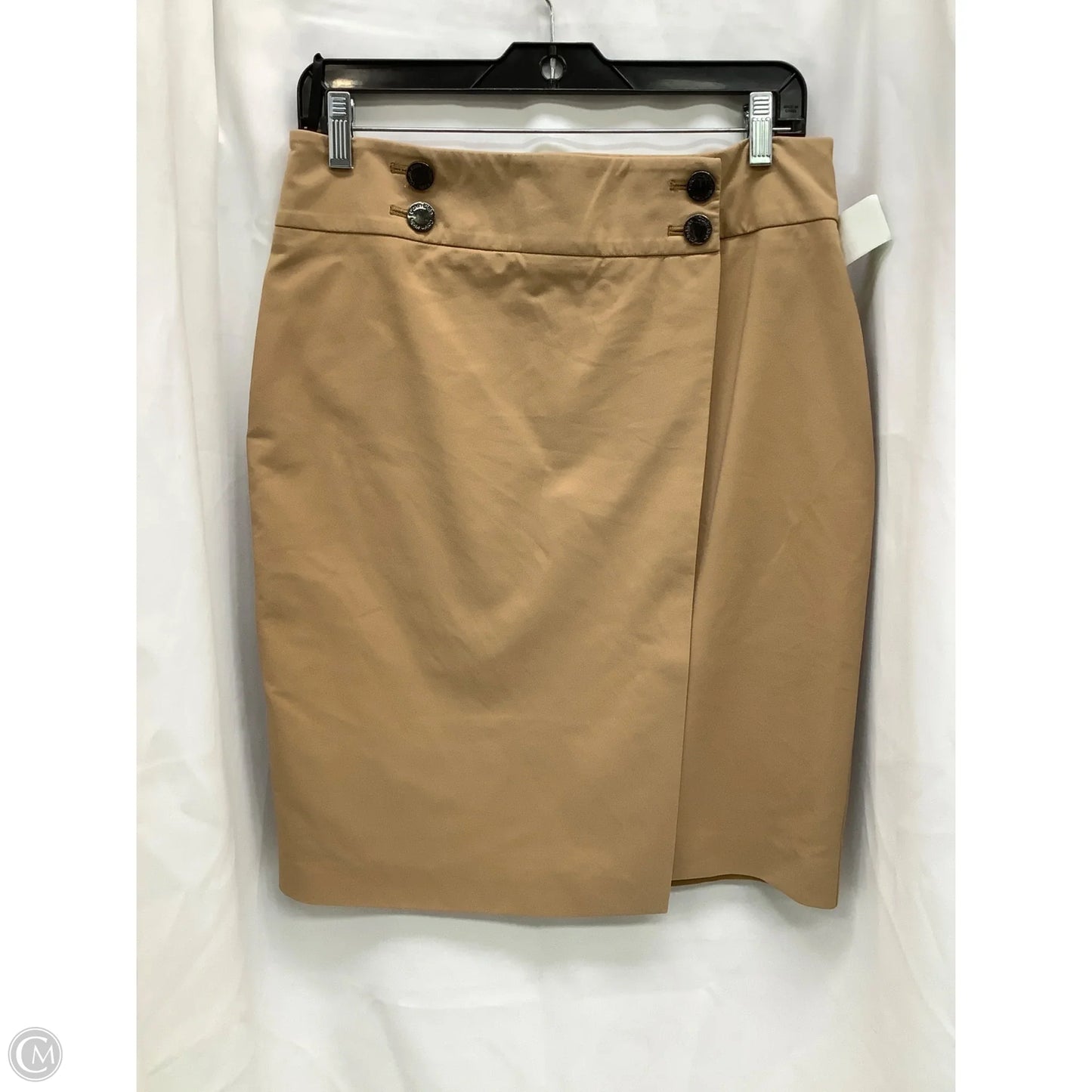 Skirt Midi By Calvin Klein In Tan, Size: 8