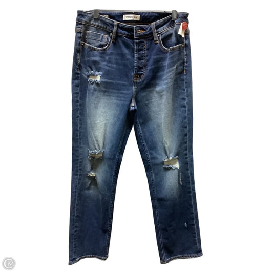 Jeans Skinny By Vigoss In Blue Denim, Size: 6