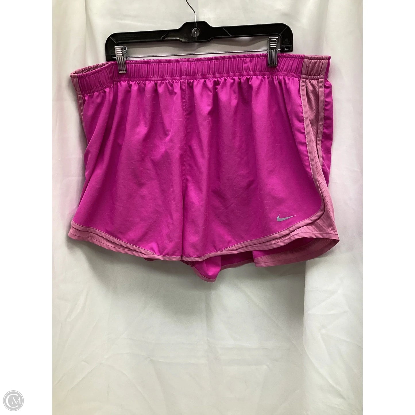 Athletic Shorts By Nike In Pink, Size: 3x