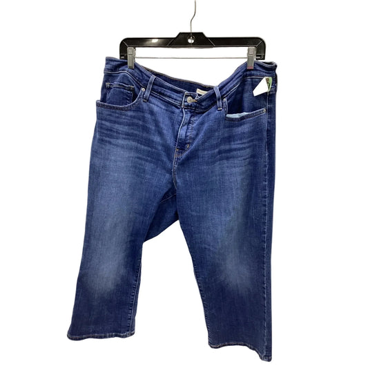 Capris By Levis In Blue Denim, Size: 18