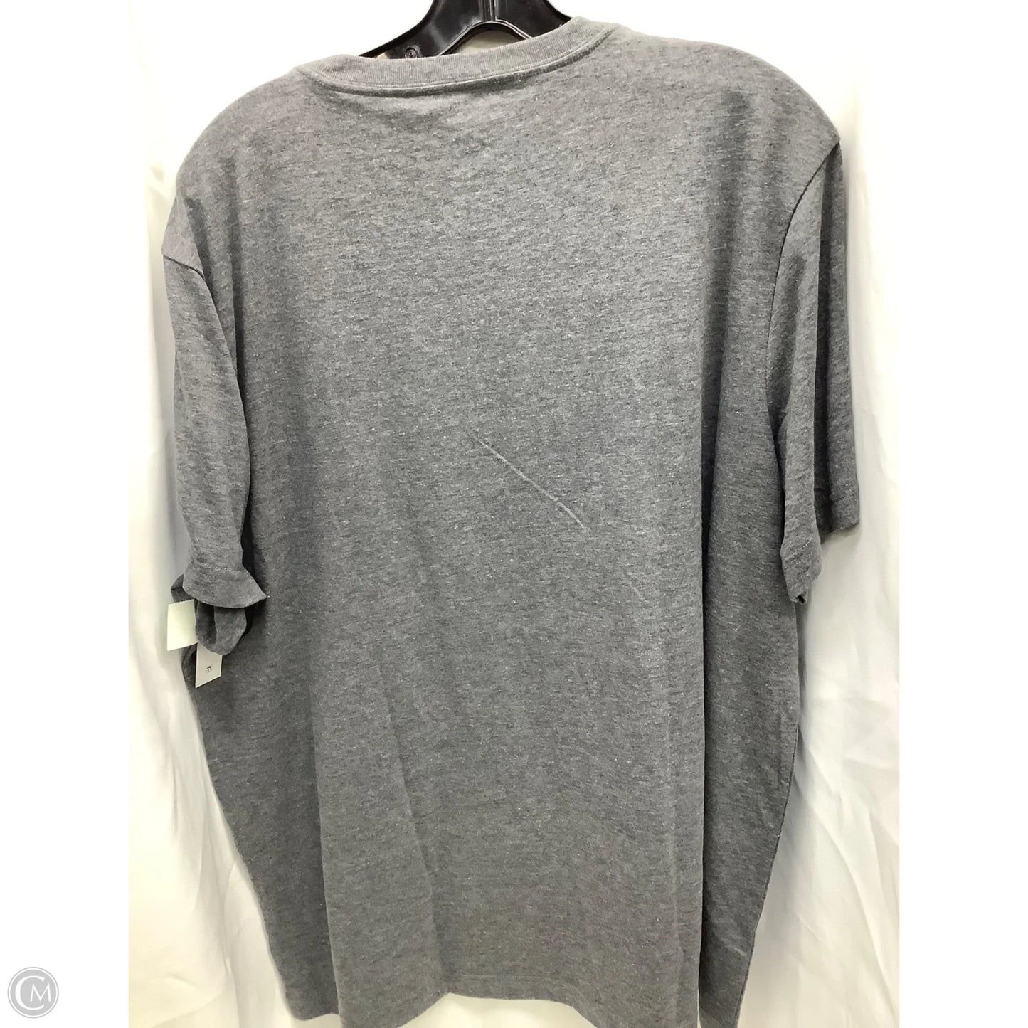 Top Short Sleeve By George In Grey, Size: Xl