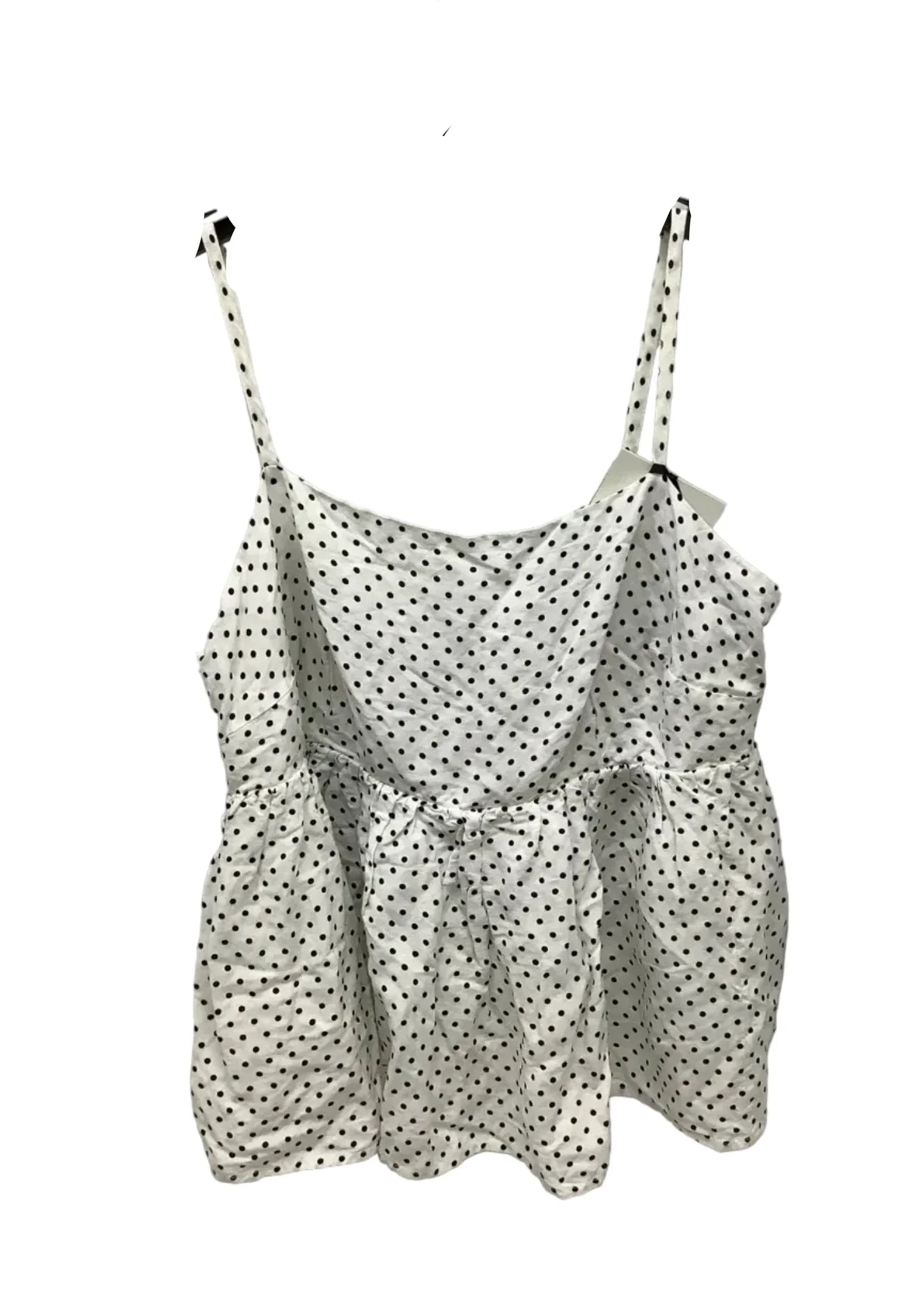 Top Sleeveless Designer By Kate Spade In Polkadot Pattern, Size: 2x
