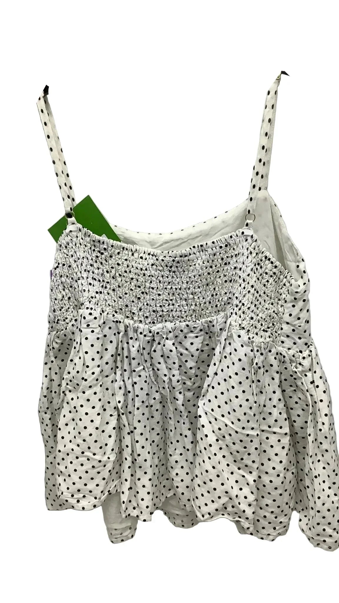 Top Sleeveless Designer By Kate Spade In Polkadot Pattern, Size: 2x